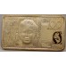 AUSTRALIA . ONE HUNRED 100 DOLLARS . GOLD PLATED . TROY OUNCE TOKEN